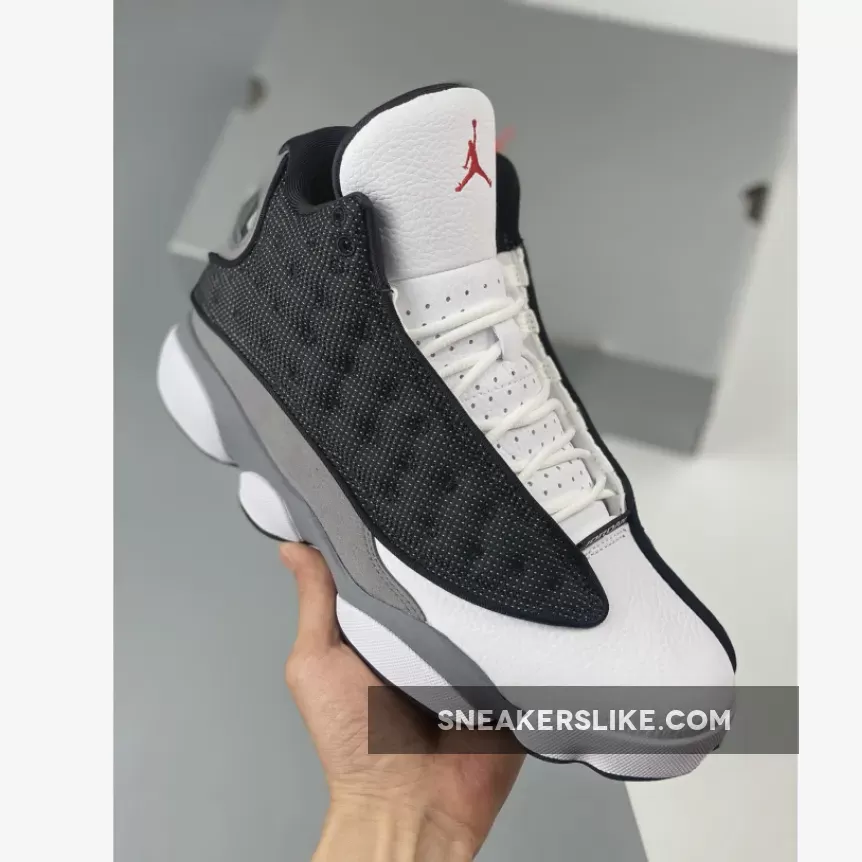 Air Jordan 13 Retro 'Black Flint' Black/Red/Flint Grey/White DJ5982-060 #air jordan 13 black red