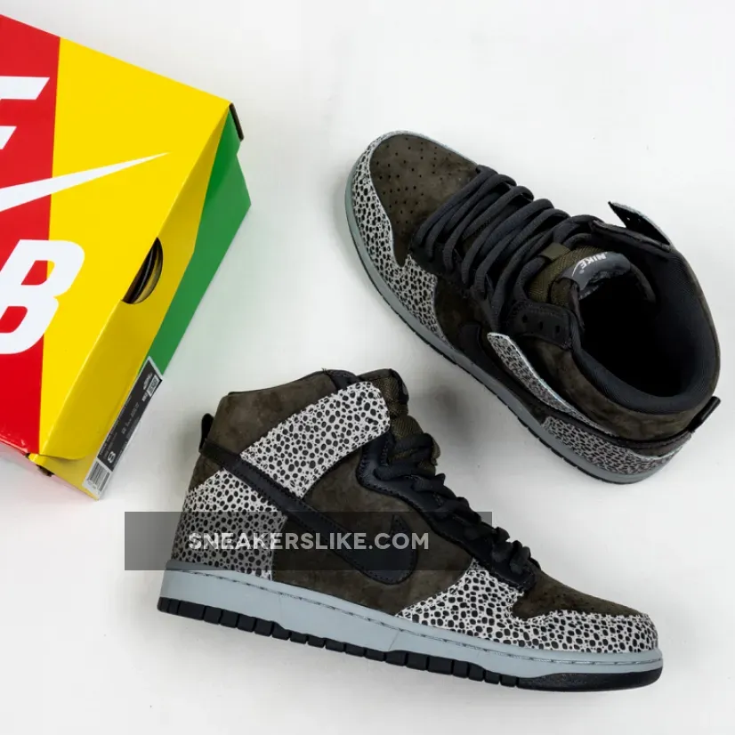 Nike Dunk High Safari Sable Green 306968-201 For Sale