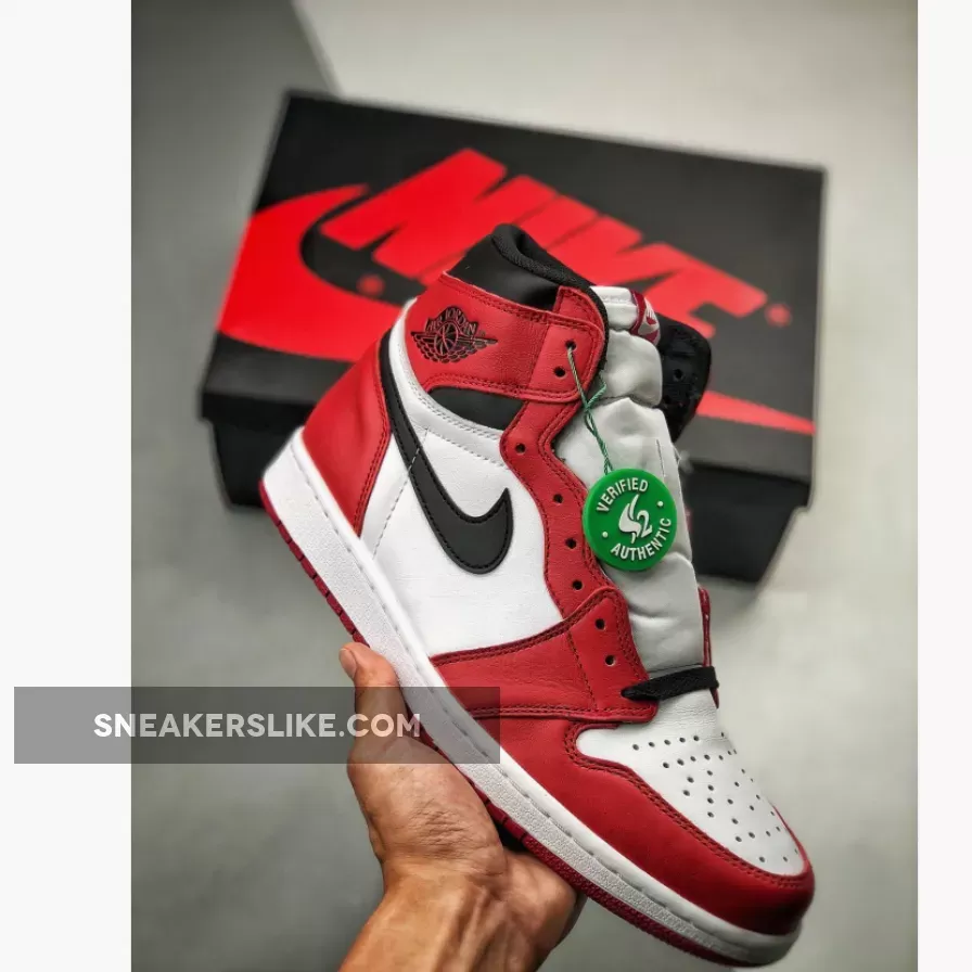 Air Jordan 1 Retro High OG 'Chicago' White/Black-Varsity Red #chicago's 1