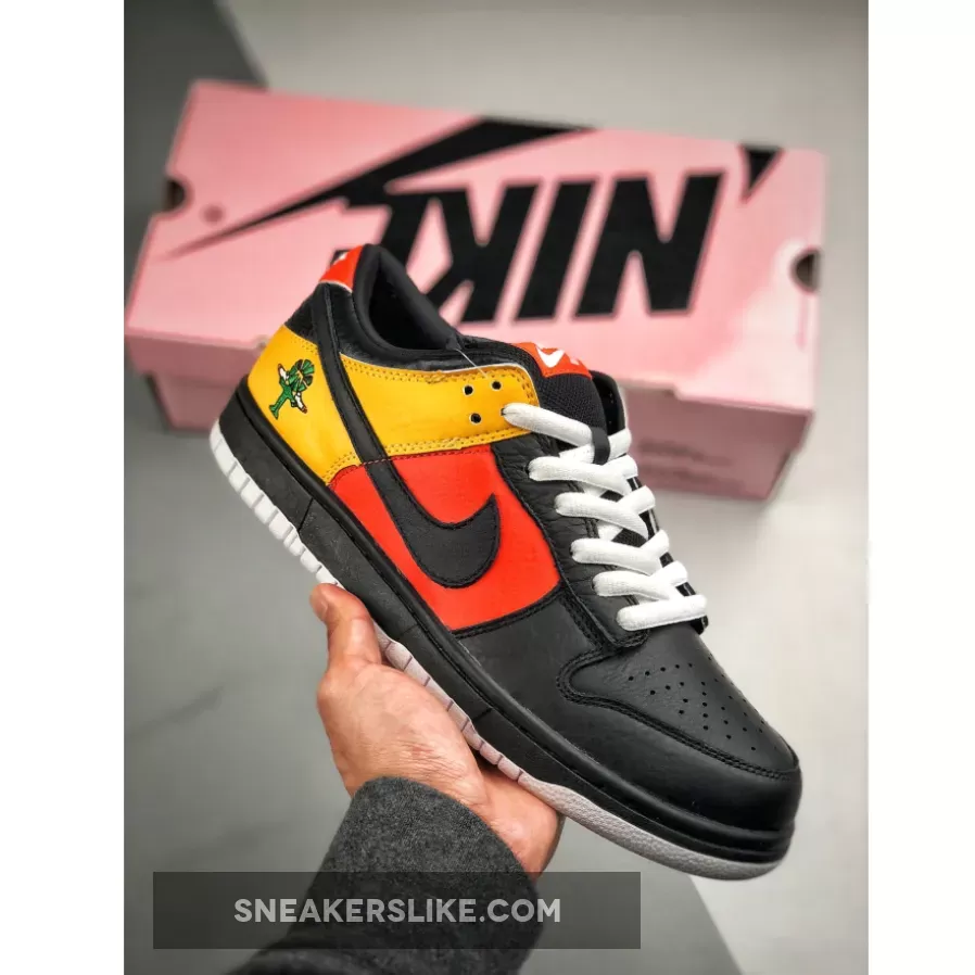 Nike Dunk Low Pro SB 'Raygun' Orange Flash/Black raygun dunk