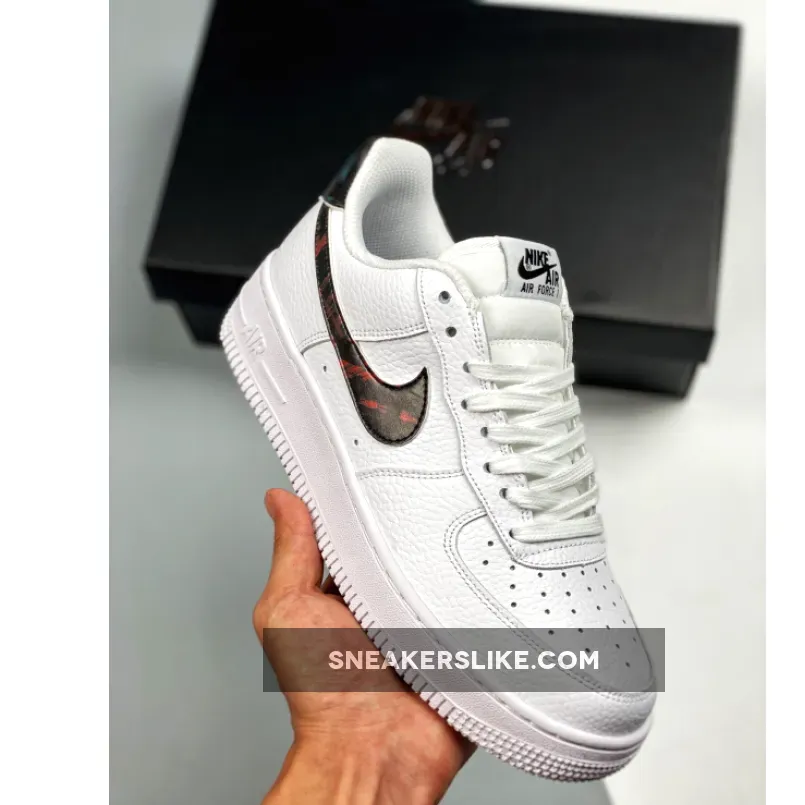 Nike Air Force 1 Low 'Tie Dye' White/Bright Crimson-Laser Blue-Black #crimson tint air force 1