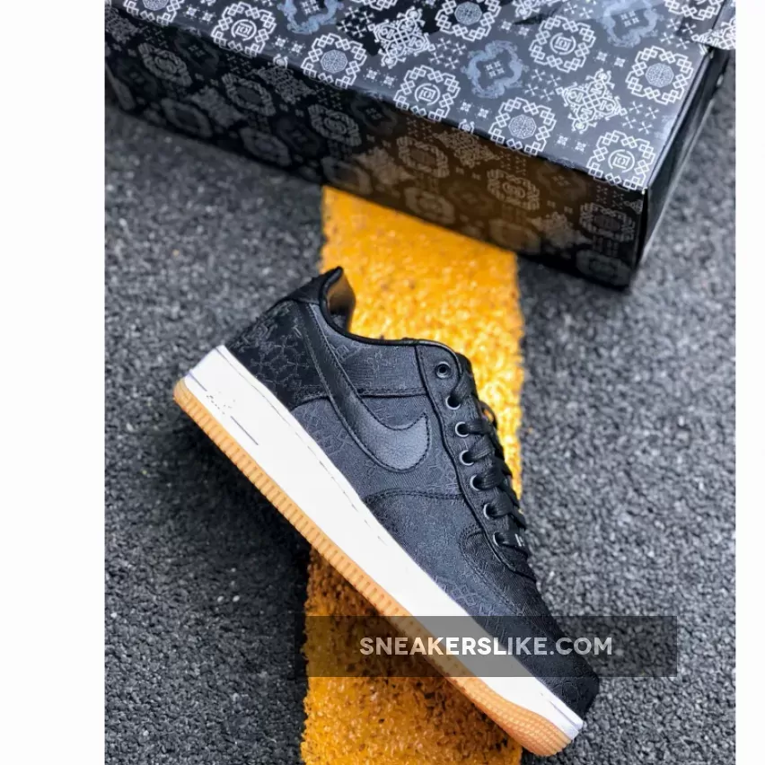 CLOT x fragment x Nike Air Force 1 Black CZ3986-001 nike air force fragment