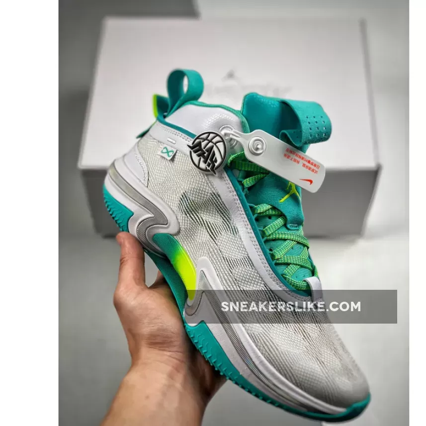 Air Jordan 36 'Guo Ailun' White Green DM0796-107 Air Jordan 36 Guo Ailun