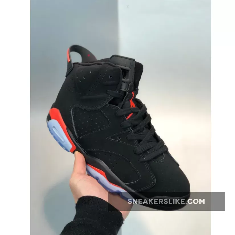 Air Jordan 6 'Black Infrared' 384664-060 jordan 6s black and red
