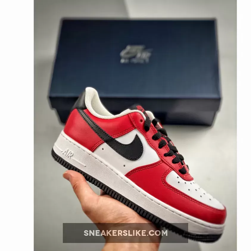 Nike Air Force 1 Low White/Team Red-Black Air Force 1 White Team Red