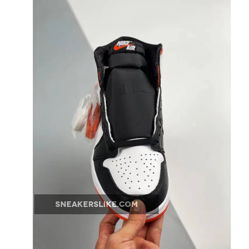 Black And Orange Jordan 1 / Air Jordan 1 High OG GS Electro Orange