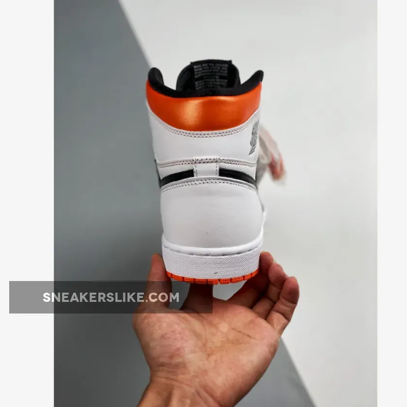 Black And Orange Jordan 1 / Air Jordan 1 High OG GS Electro Orange