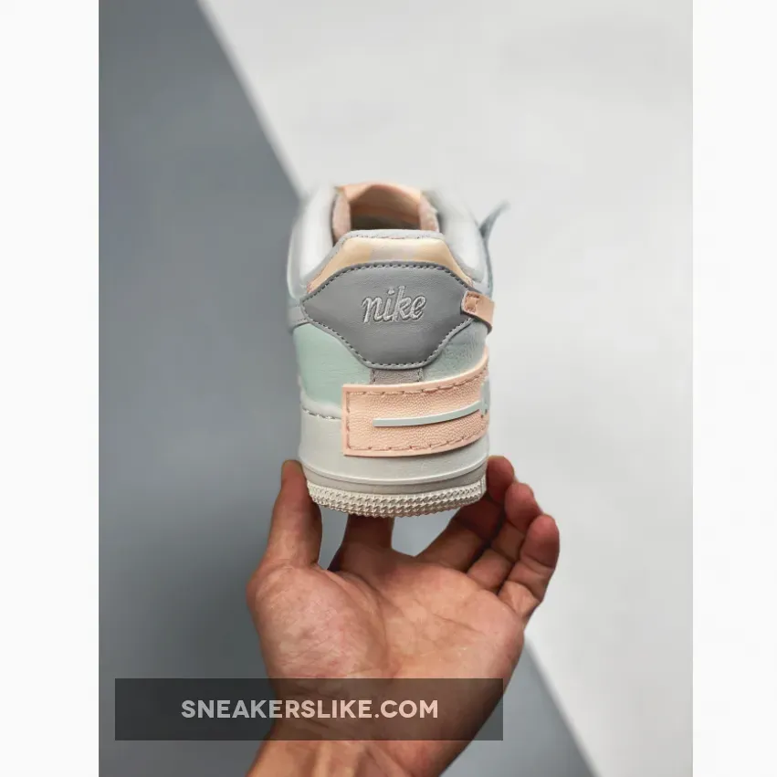 Nike Air Force 1 Shadow Barely Green Crimson Tint For Womens CU8591-104 / af1 shadow sail barely green