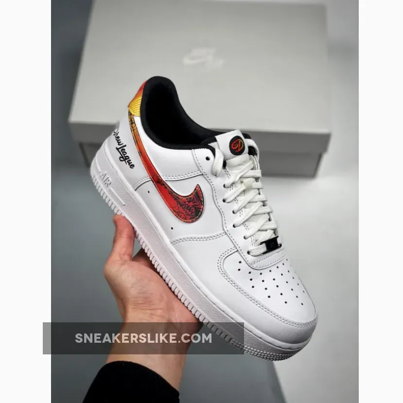 Nike Air Force 1 Low 'Drew League' White/Black/Multi-color - drew league air force