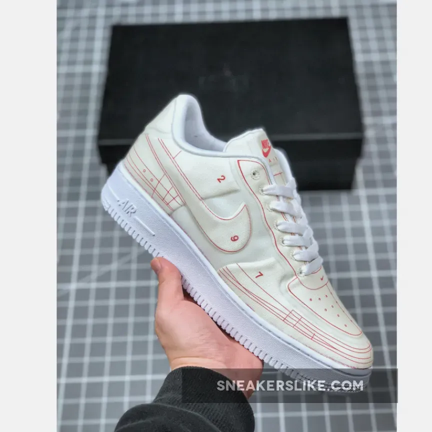 Nike Air Force 1 Low 'Schematic' White CI3445-100 Air Force 1 Schematic
