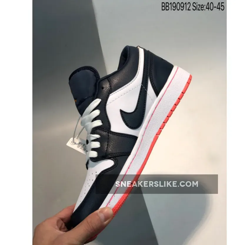 Air Jordan 1 Retro Low Ember Obsidian/Ember Glow-White AJ1 #air jordan 1 low obsidian ember glow