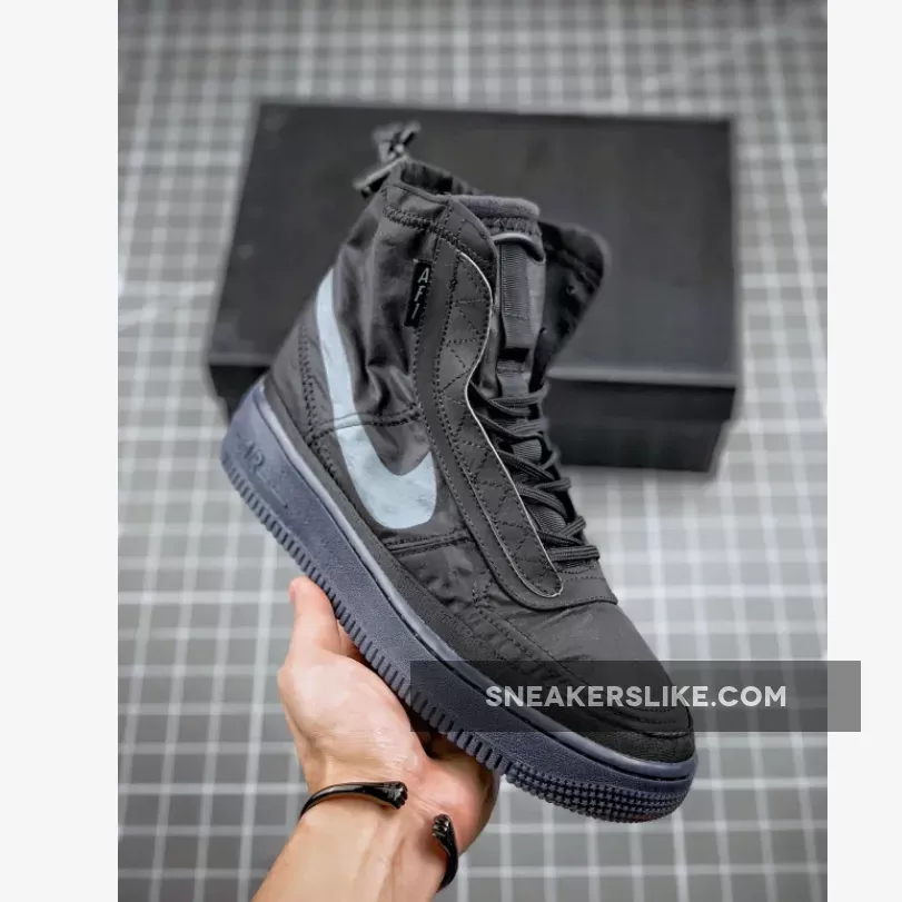 Nike Air Force 1 Shell WMNS 'Black' / bq6096