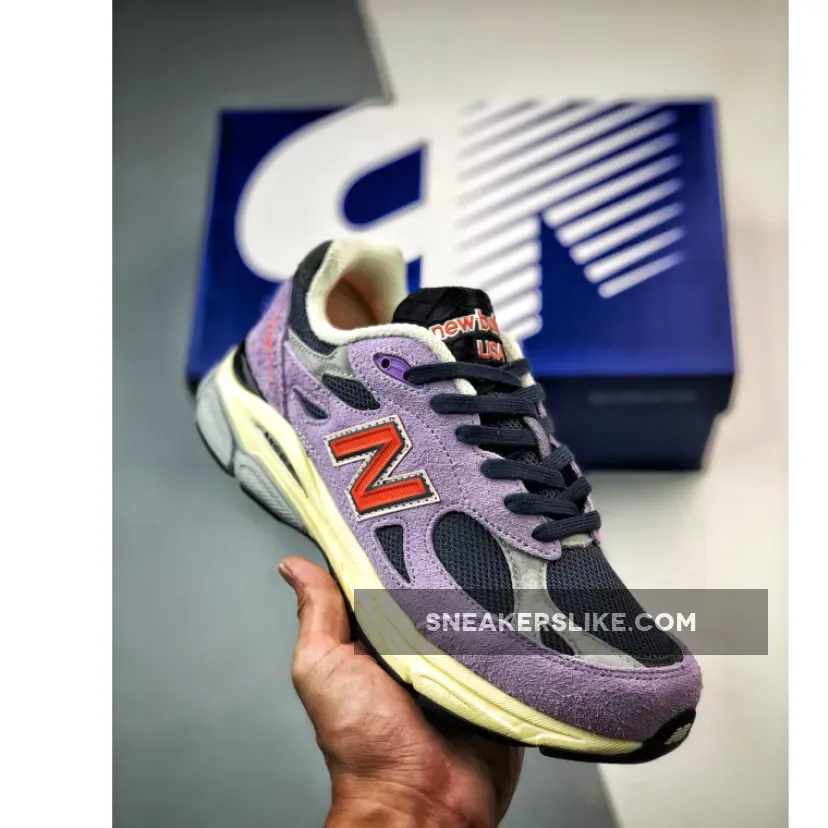New Balance 990v3 Raw Amethyst/NB Navy M990TD3 new balance raw amethyst 990v3
