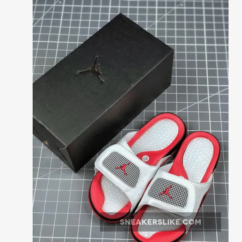 Air Jordan Hydro 13 White Red