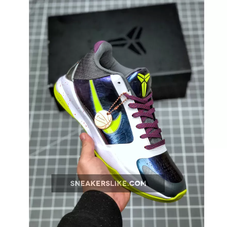 Nike Kobe 5 Protro 'Chaos' Purple/Cyber-White-Black CD4991-100 / nike kobe 5 protro chaos