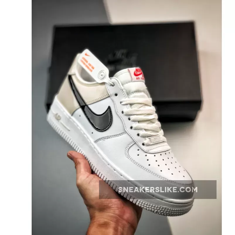 Nike Air Force 1 Low Light Iron Ore/Black-White-University Red air force one patent