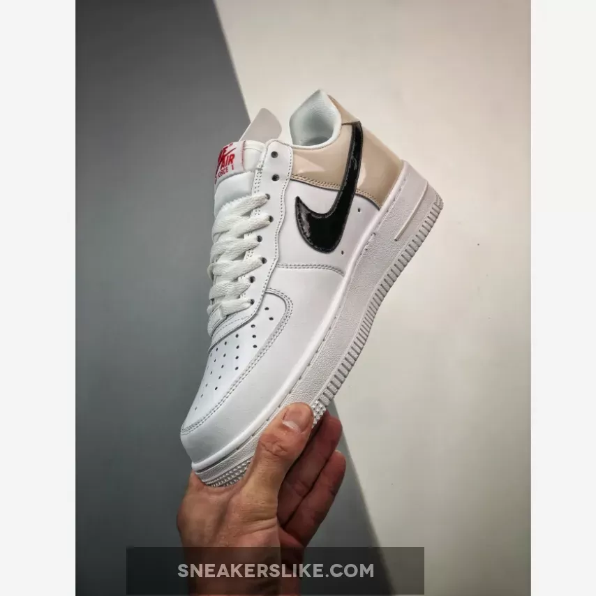 Nike Air Force 1 Low Light Iron Ore/Black-White-University Red air force one patent