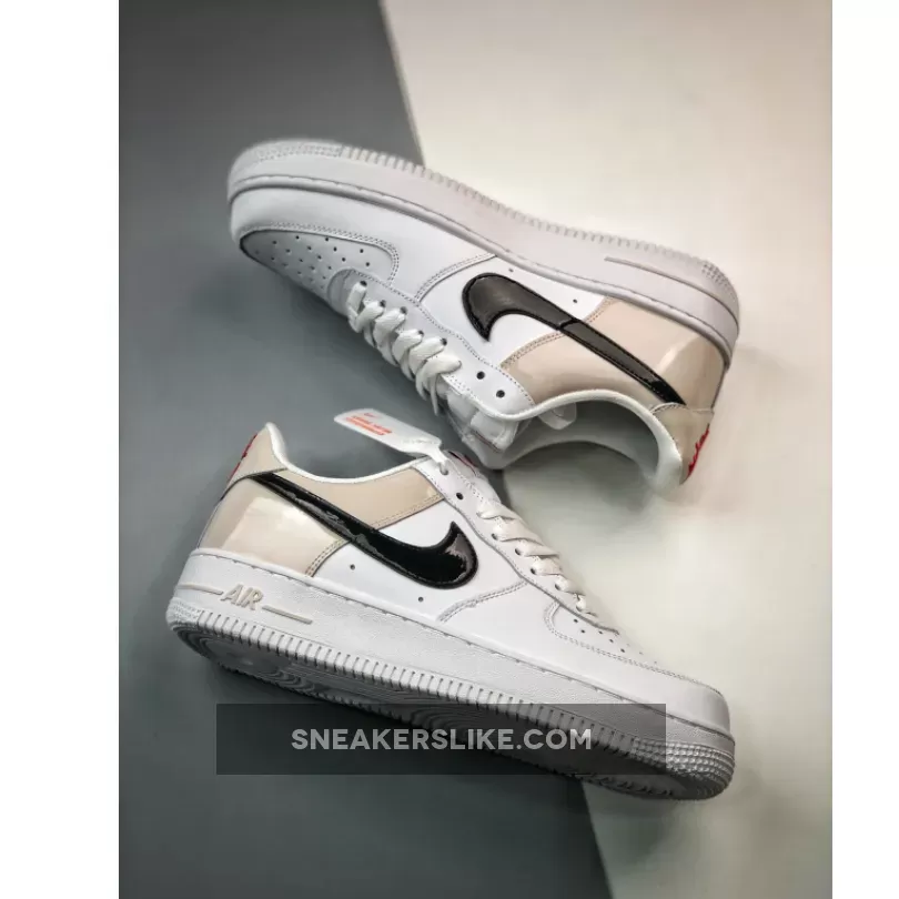 Nike Air Force 1 Low Light Iron Ore/Black-White-University Red air force one patent