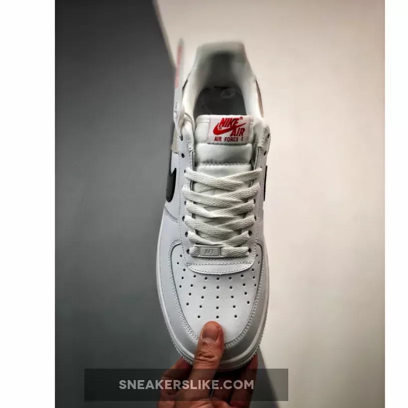 Nike Air Force 1 Low Light Iron Ore/Black-White-University Red air force one patent