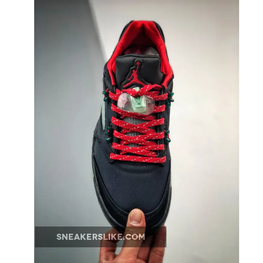 Clot x Air Jordan 5 Low Black Red DM4640-036 / aj5 clot