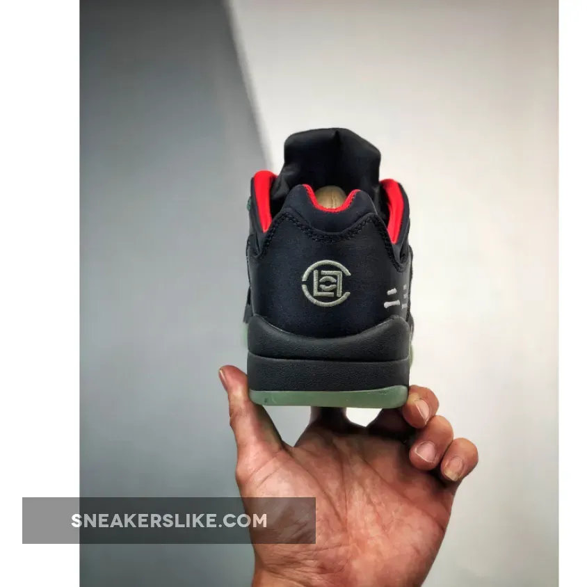 Clot x Air Jordan 5 Low Black Red DM4640-036 / aj5 clot