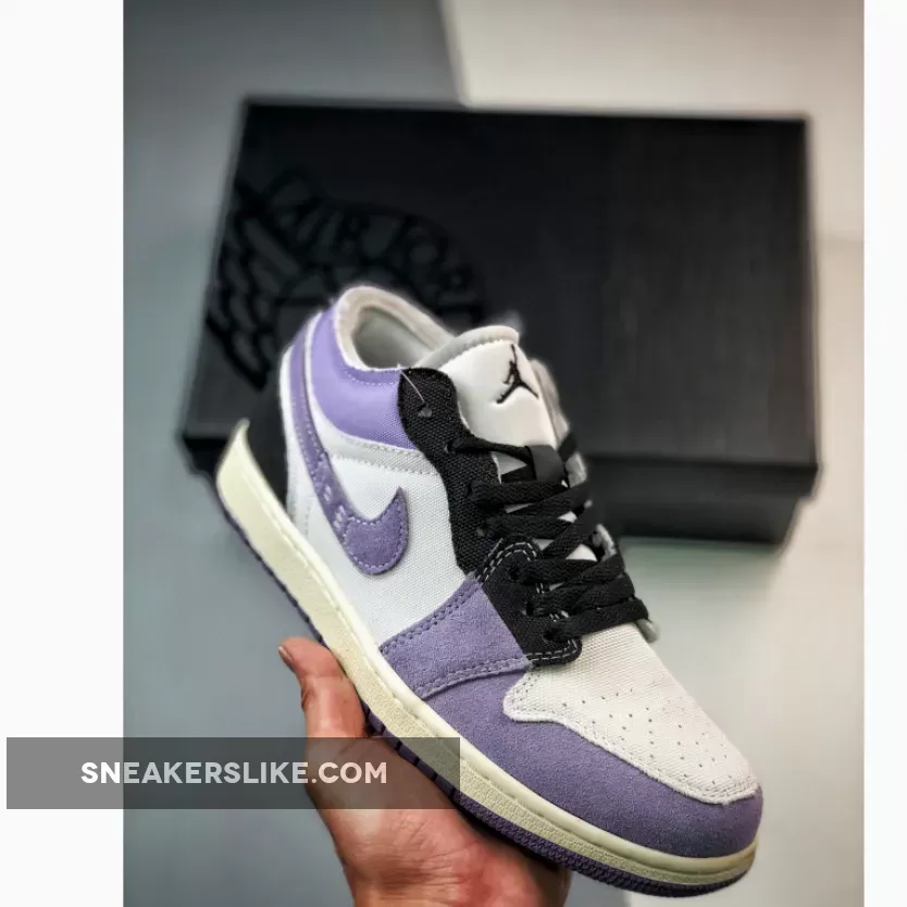 Air Jordan 1 Low Craft Inside Out Grey Black DZ4135-002 #jordan 1 low craft inside out black