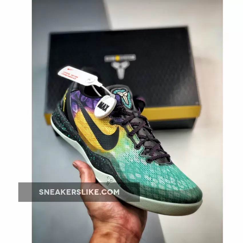Nike Kobe 8 System 'Easter' Fiberglass/Court Purple-Black-Laser Purple Kobe 8 Purple