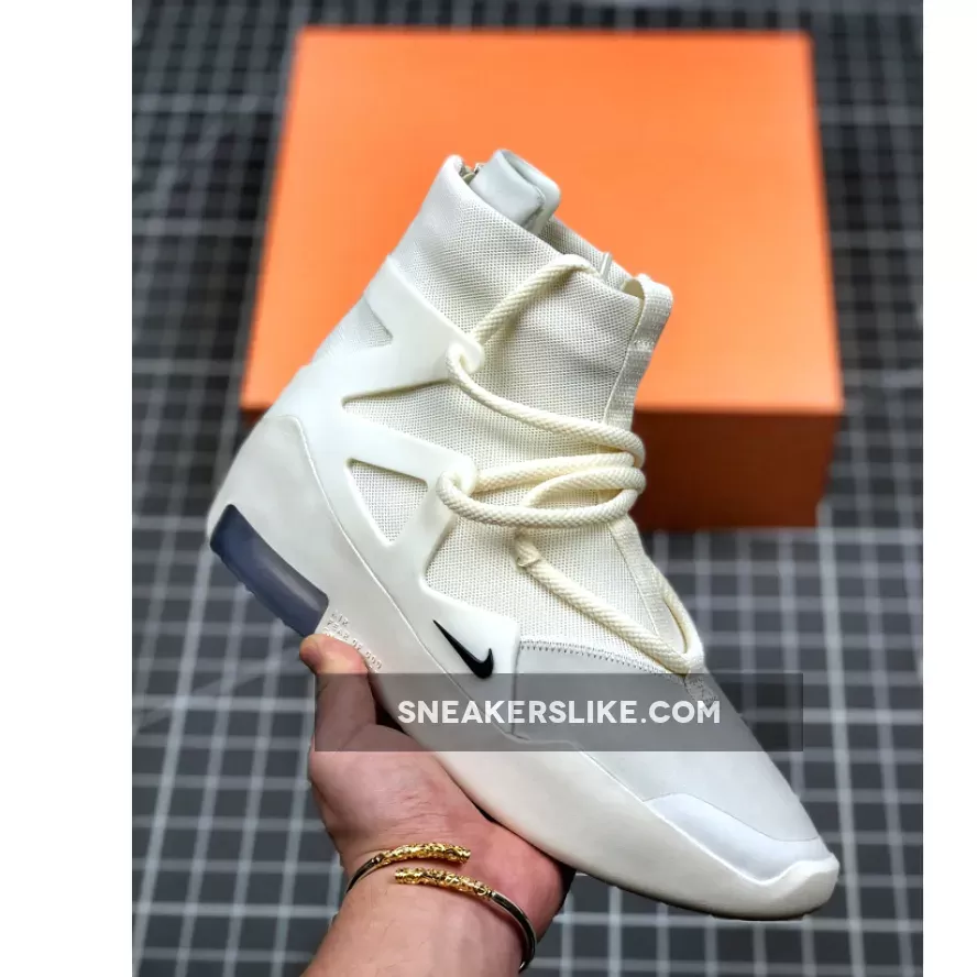 Nike Air Fear Of God 1 Sail Black AR4237-100 Online