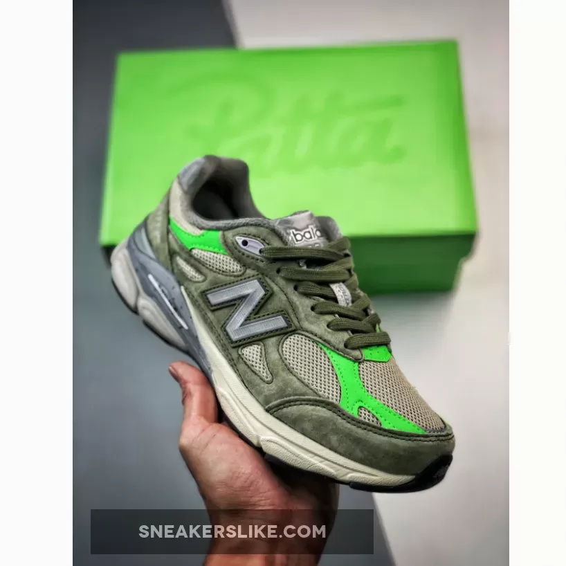 Patta x New Balance 990v3 Olive