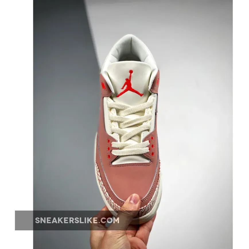 Light Pink Jordan 3 Air Jordan 3 Sail/Rust Pink-White-Crimson