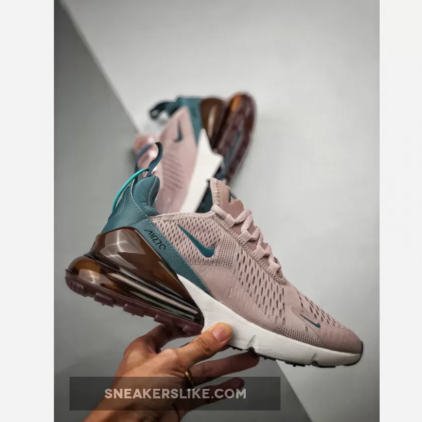 Women's Nike Air Max 270 Particle Rose Celestial Teal AH6789-602 pink and teal nike