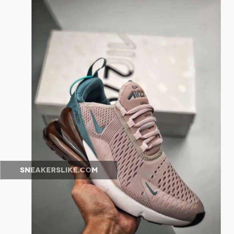 Women's Nike Air Max 270 Particle Rose Celestial Teal AH6789-602 pink and teal nike