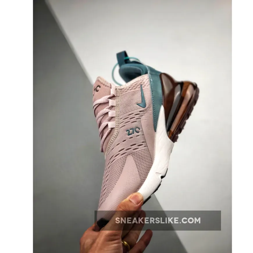 Women's Nike Air Max 270 Particle Rose Celestial Teal AH6789-602 pink and teal nike