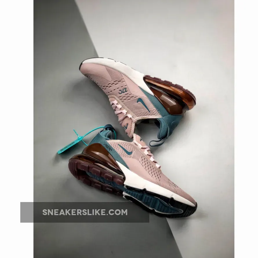 Women's Nike Air Max 270 Particle Rose Celestial Teal AH6789-602 pink and teal nike
