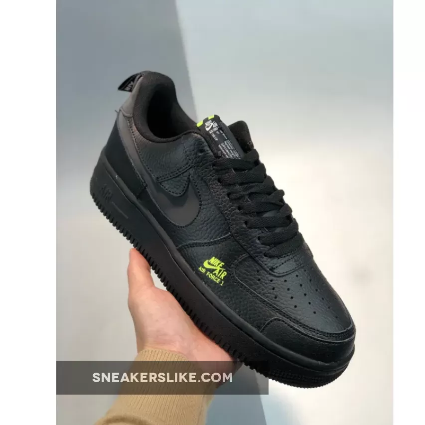 Nike Air Force 1 Low Black Reflective Swooshes New Releases