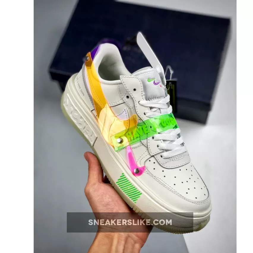 Nike Air Force 1 Fontanka 'Have A Good Game' Sail Green Strike #nike.fontanka