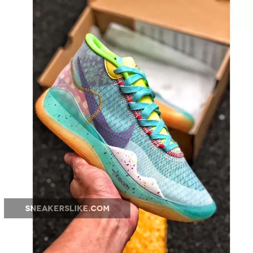 Nike KD 12 'EYBL' Red Orbit/Blue Glaze-Orange Pulse kd12 eybl