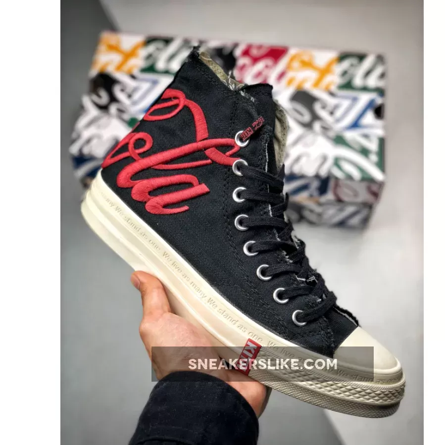KITH X Coca-Cola X Converse Chuck Taylor All Star '70s Black 1666266254 New Releases