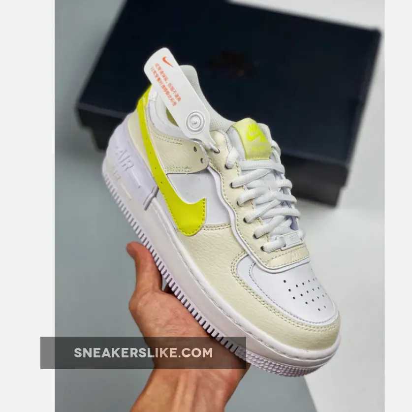 Nike Air Force 1 Shadow Yellow WMNS DJ5197-100