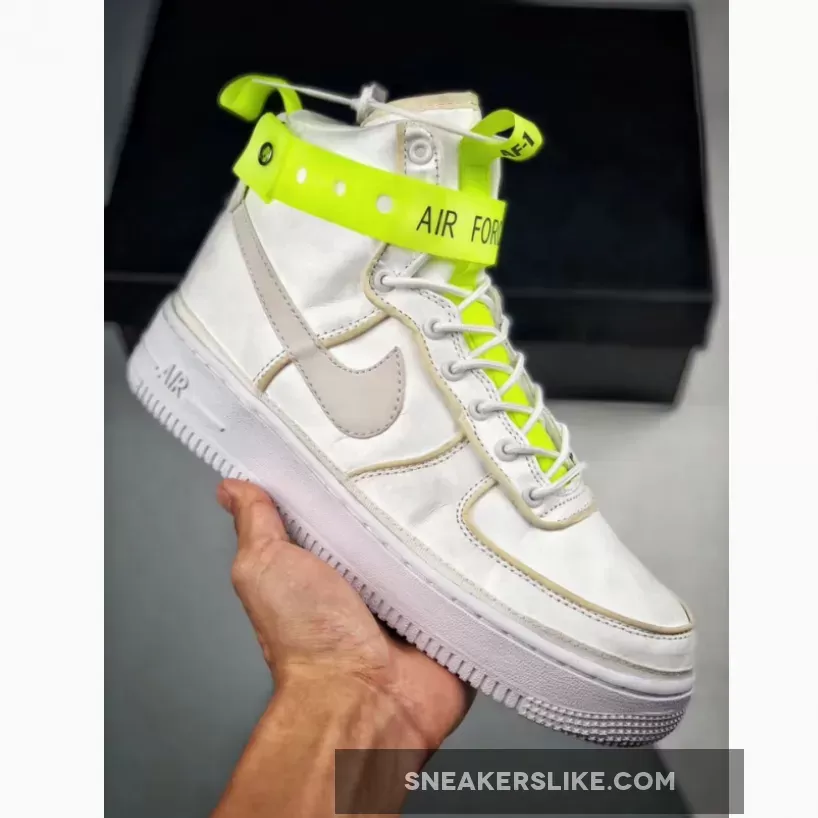 Magic Stick X Nike Air Force 1 High 'VIP' White/Volt-Black 573967-101 New Releases