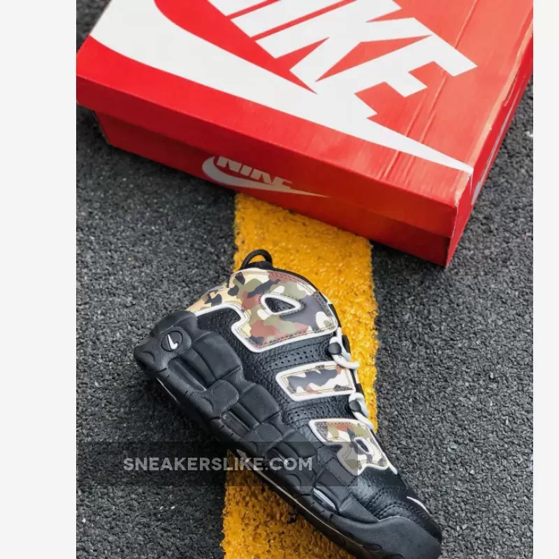 Nike Air More Uptempo Black Camo CJ6122-001 - camo uptempo