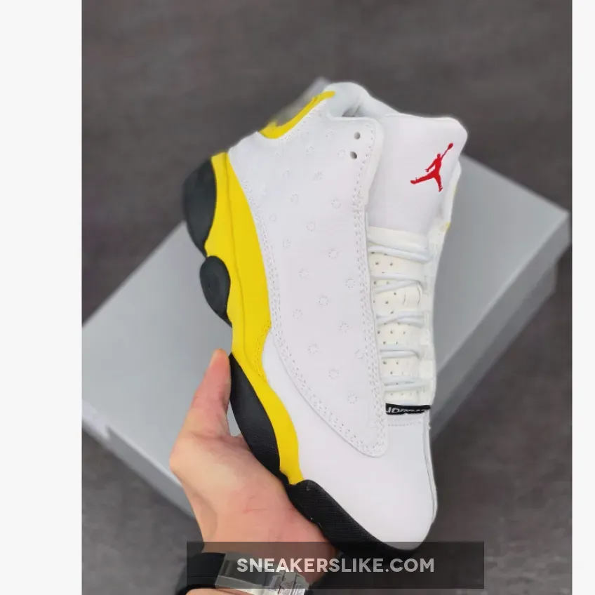 Air Jordan 13 Del Sol WHITE AJ13 jordan retro 13 white university red