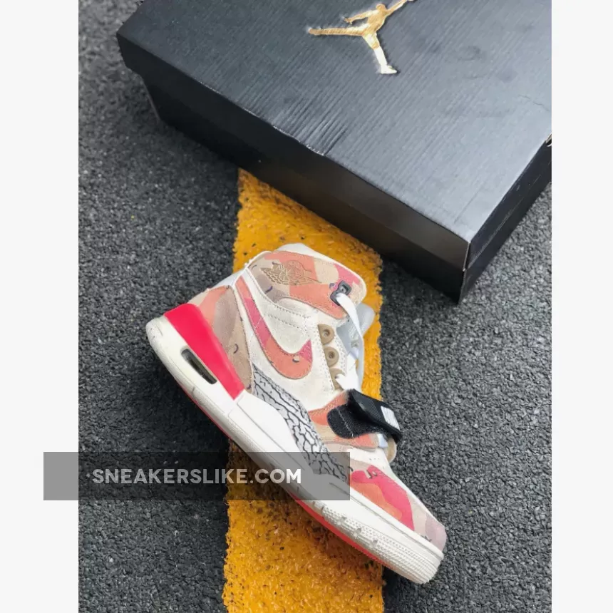 Jordan Legacy 312 Sail/Desert Camo-Infrared 23 AV3922-126 #air jordan legacy 312 desert camo