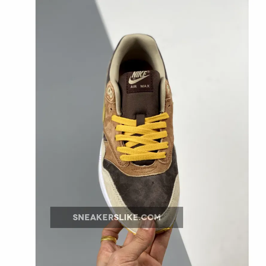 Nike Air Max 1 'Ugly Duckling' Pecan/Yellow Ochre-Brown DZ0482-200 / yellow nike air max