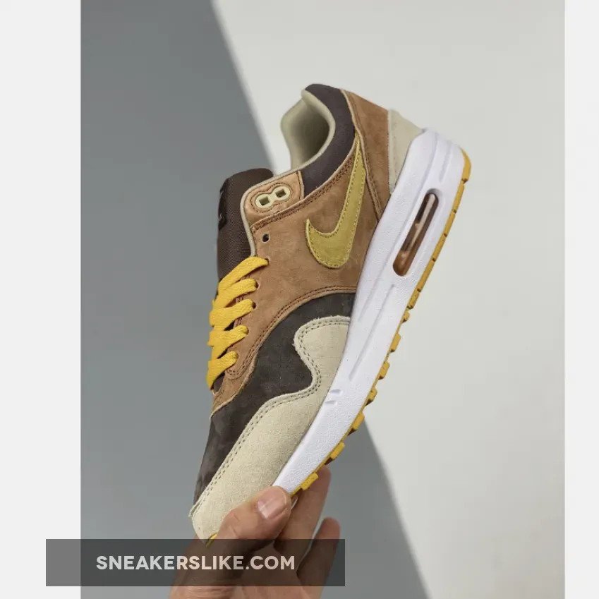 Nike Air Max 1 'Ugly Duckling' Pecan/Yellow Ochre-Brown DZ0482-200 / yellow nike air max