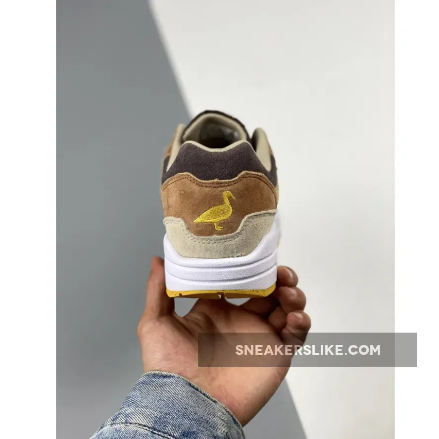 Nike Air Max 1 'Ugly Duckling' Pecan/Yellow Ochre-Brown DZ0482-200 / yellow nike air max