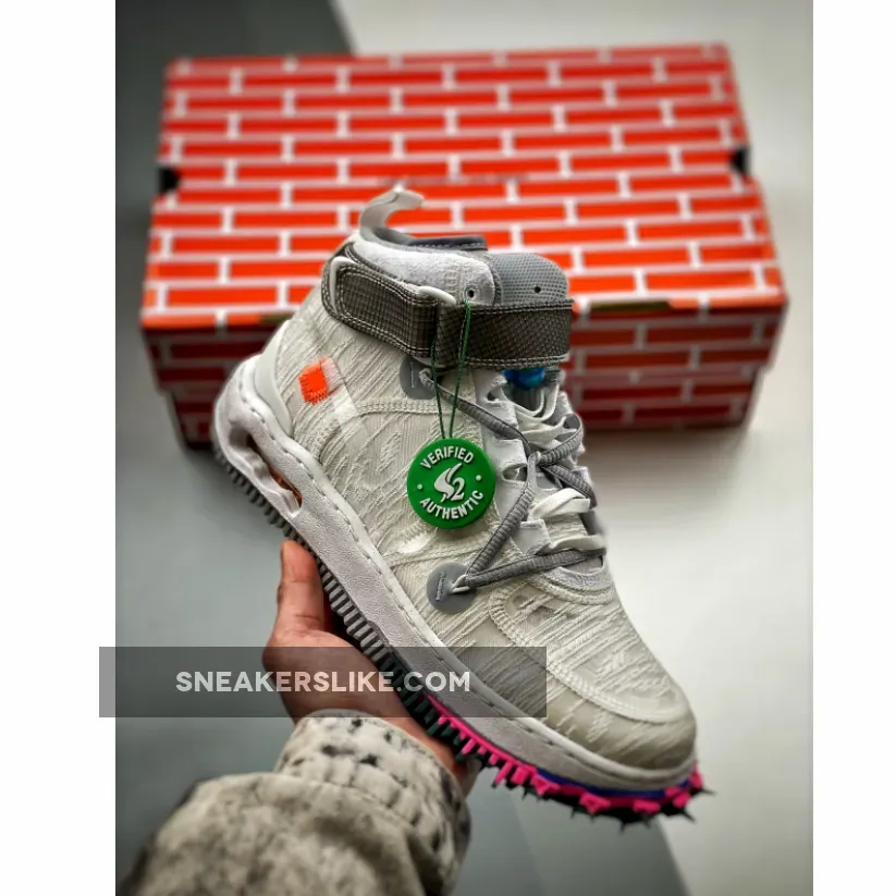 Off-White x Nike Air Force 1 Mid White/Clear-White DO6290-100