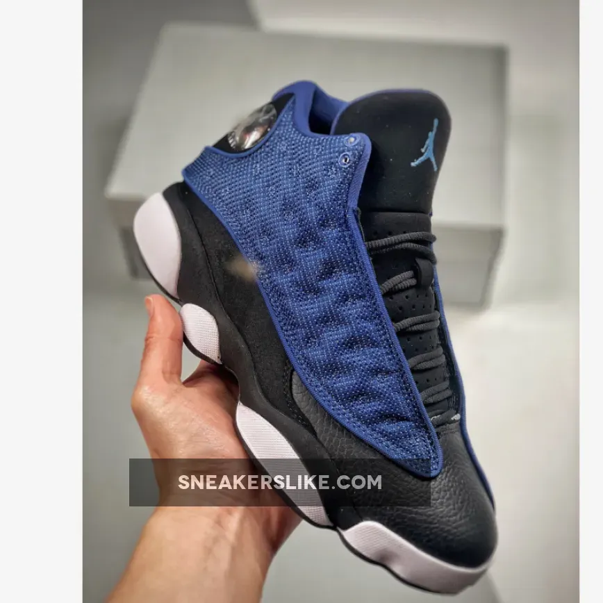 Air Jordan 13 'Brave Blue' Navy/Black-White-University Blue DJ5982-400 / jordan 13 white navy
