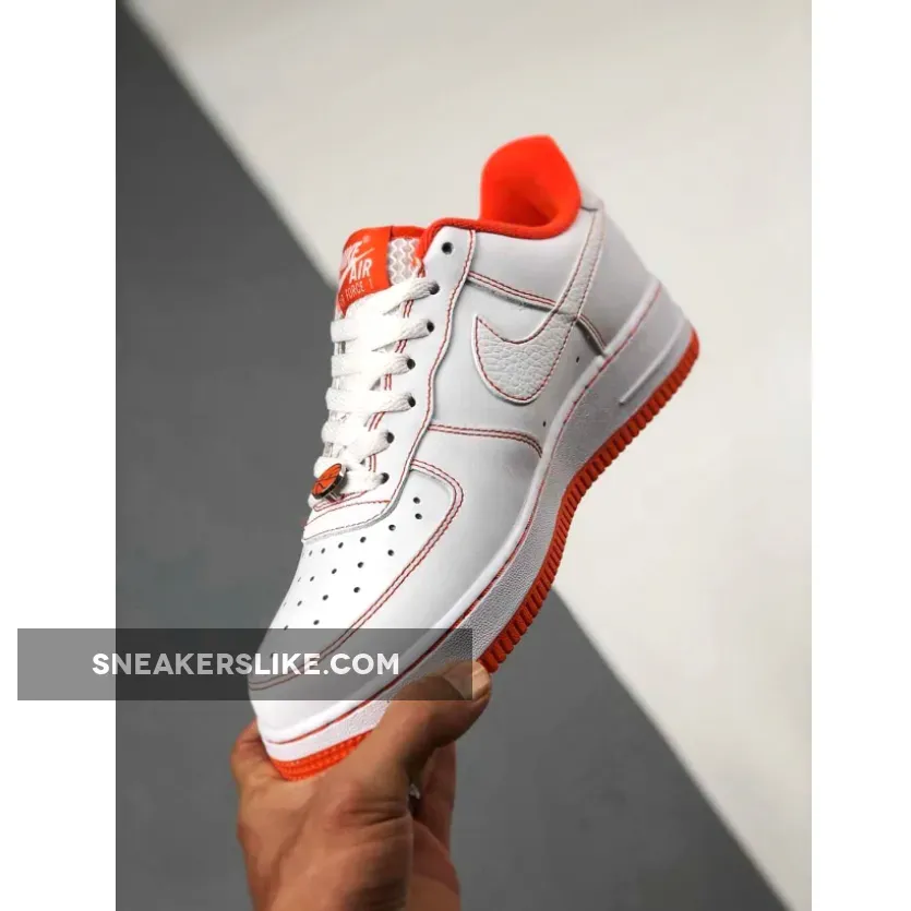 Nike Air Force 1 'Rucker Park' White Red af1 rucker park