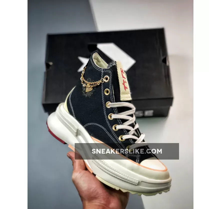 Converse Run Star Legacy CX Platform High Gold Chain Black A05137C run star legacy cx platform gold chain